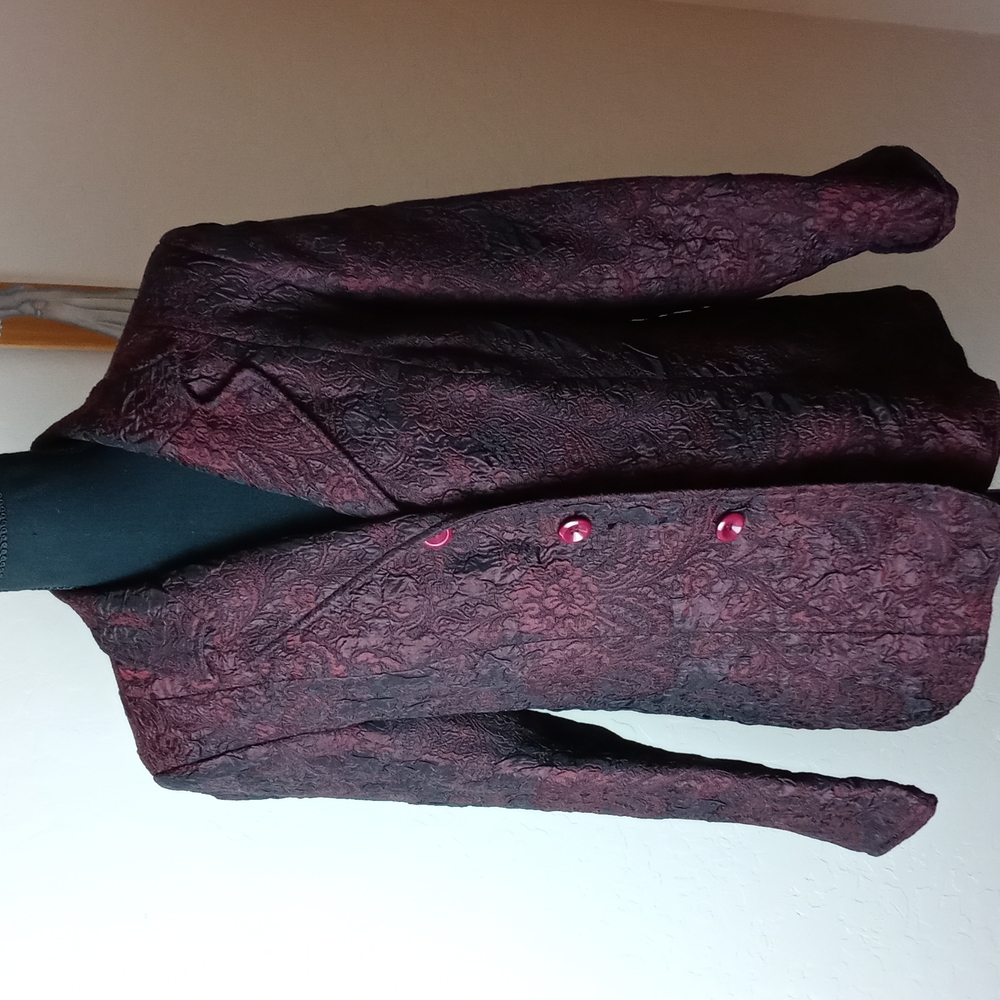Coldwater Creek Jacquard Blazer